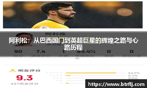 阿利松：从巴西国门到英超巨星的辉煌之路与心路历程